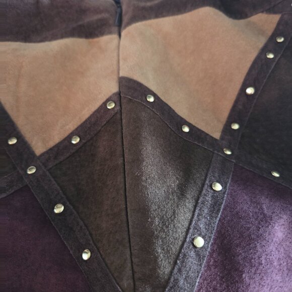 WORTH NEW YORK Genuine Suede Leather Skirt - Sz 10 - MINT CONDITION - Picture 5 of 5